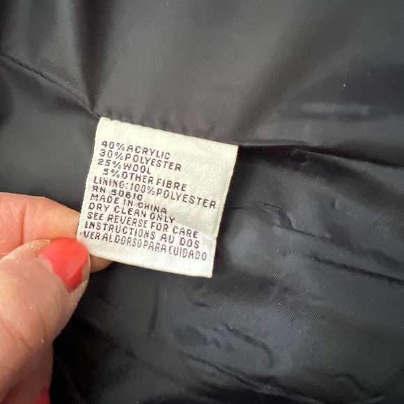 LE SUIT Vintage Collarless Tweed Jacket Black Red Green Gold SZ 8 EUC - Picture 10 of 11